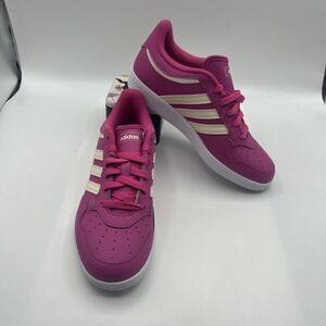 NEW Adidas Hoops 4.0 W Basketball Shoes Women's Pink White Ivory,Size 7 M
